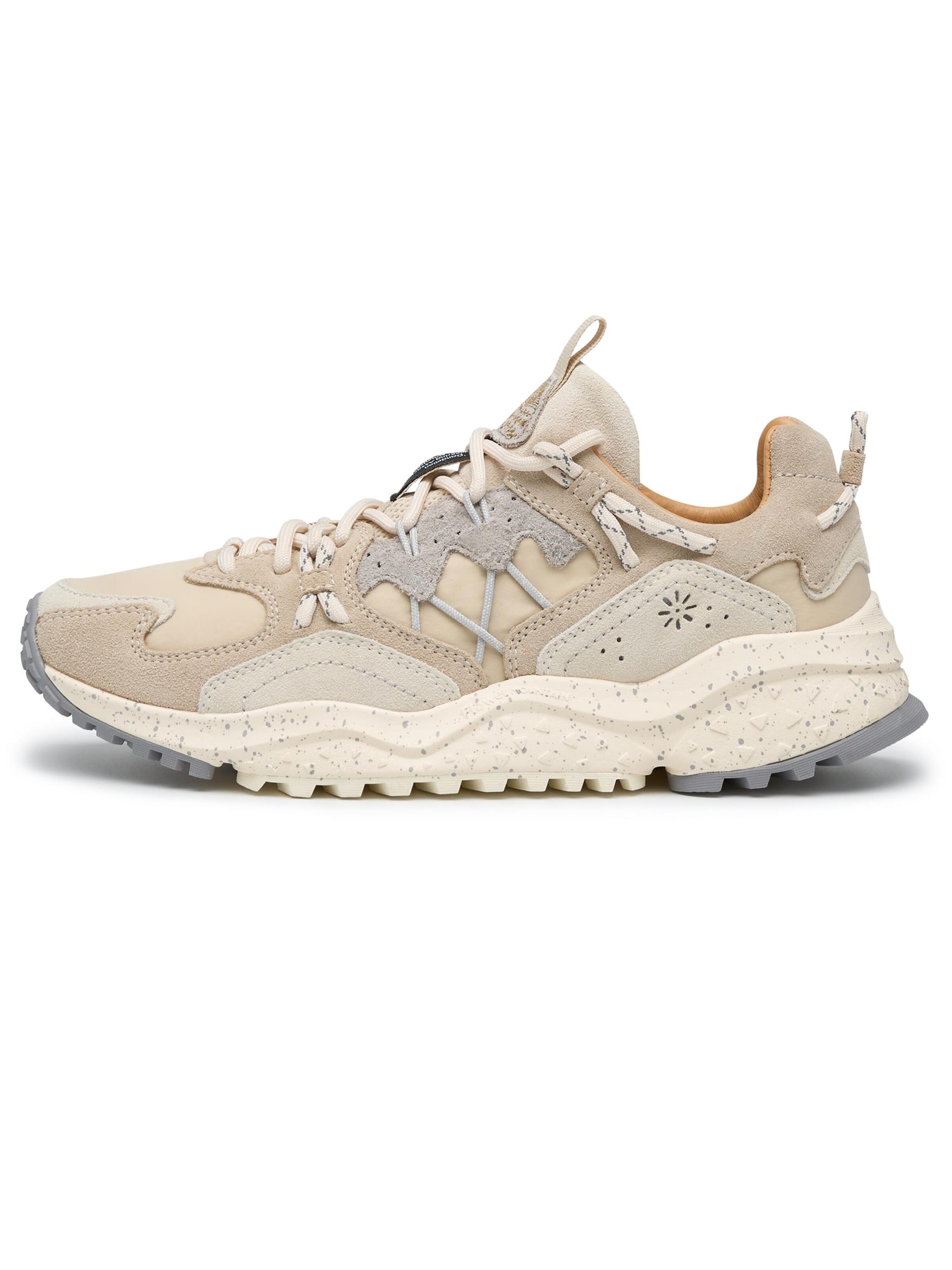 Flower Mountain Sneakers laag 'YAMABUSHI UNI' in Beige: voorkant