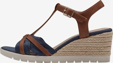 s.Oliver Sandalen met riem in Blauw