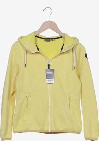 ICEPEAK Sweatshirt & Zip-Up Hoodie in S in Yellow: front