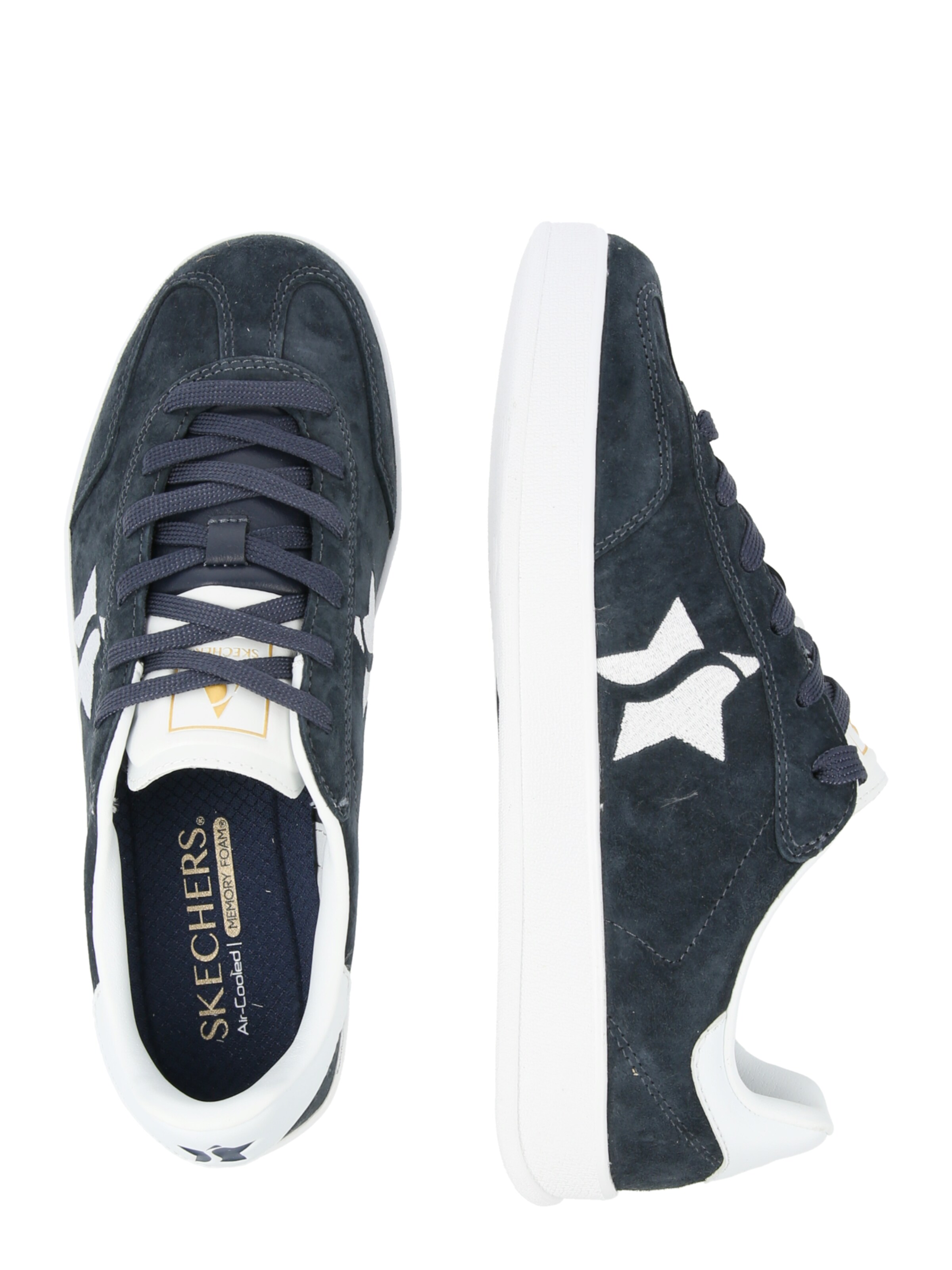 SKECHERS Ниски маратонки 'ACADEMY-COURT CHARM' в синьо