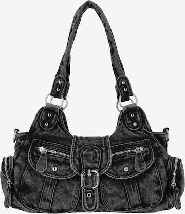 myMo ROCKS - Mala de ombro em preto: frente