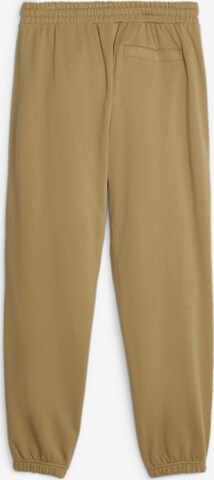 PUMA Loose fit Workout Pants 'DOWNTOWN' in Beige