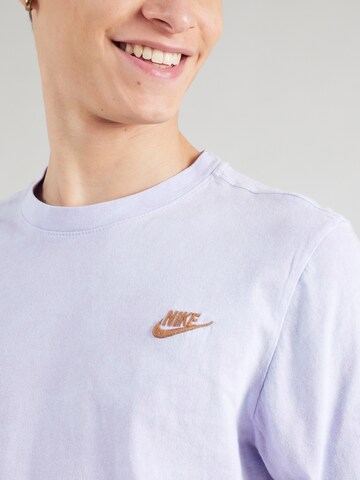 Nike Sportswear Футболка 'CLUB' в Лиловый