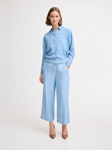 Wide leg Pantaloni ' BYKOSMO CROP PANTS ' di b.young in blu