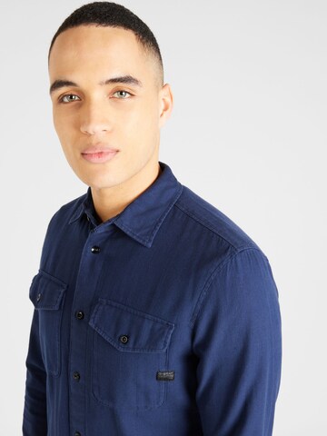 Coupe regular Chemise 'Marine' G-Star RAW en bleu