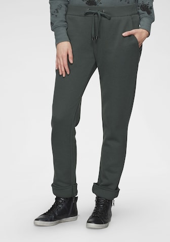 Regular Pantalon Navigazione en vert : devant