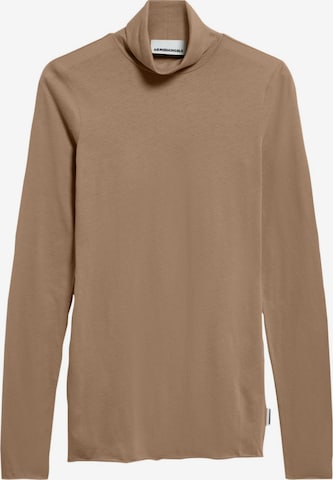 ARMEDANGELS Longsleeve 'GRAZILIANAA' SOFT in Braun: Vorderseite