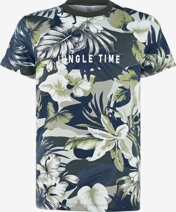BLUE EFFECT Shirt 'JUNGLE TIME' in Mixed colors: front