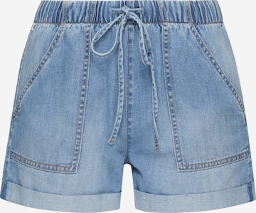 QS Regular Shorts in Blau: predná strana