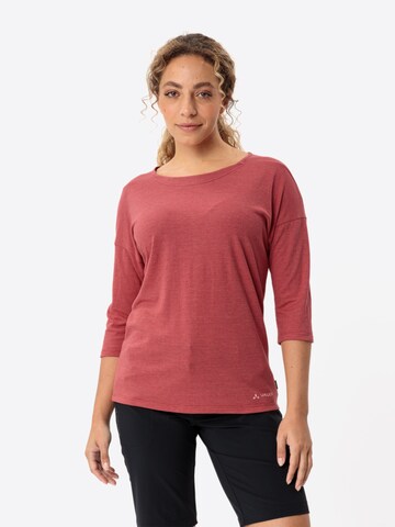 VAUDE Performance shirt 'Neyland' in Red: front