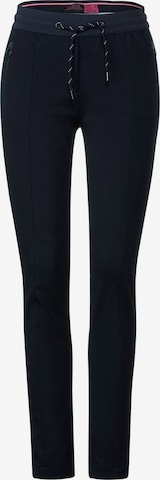 CECIL Slimfit Broek in Blauw: voorkant