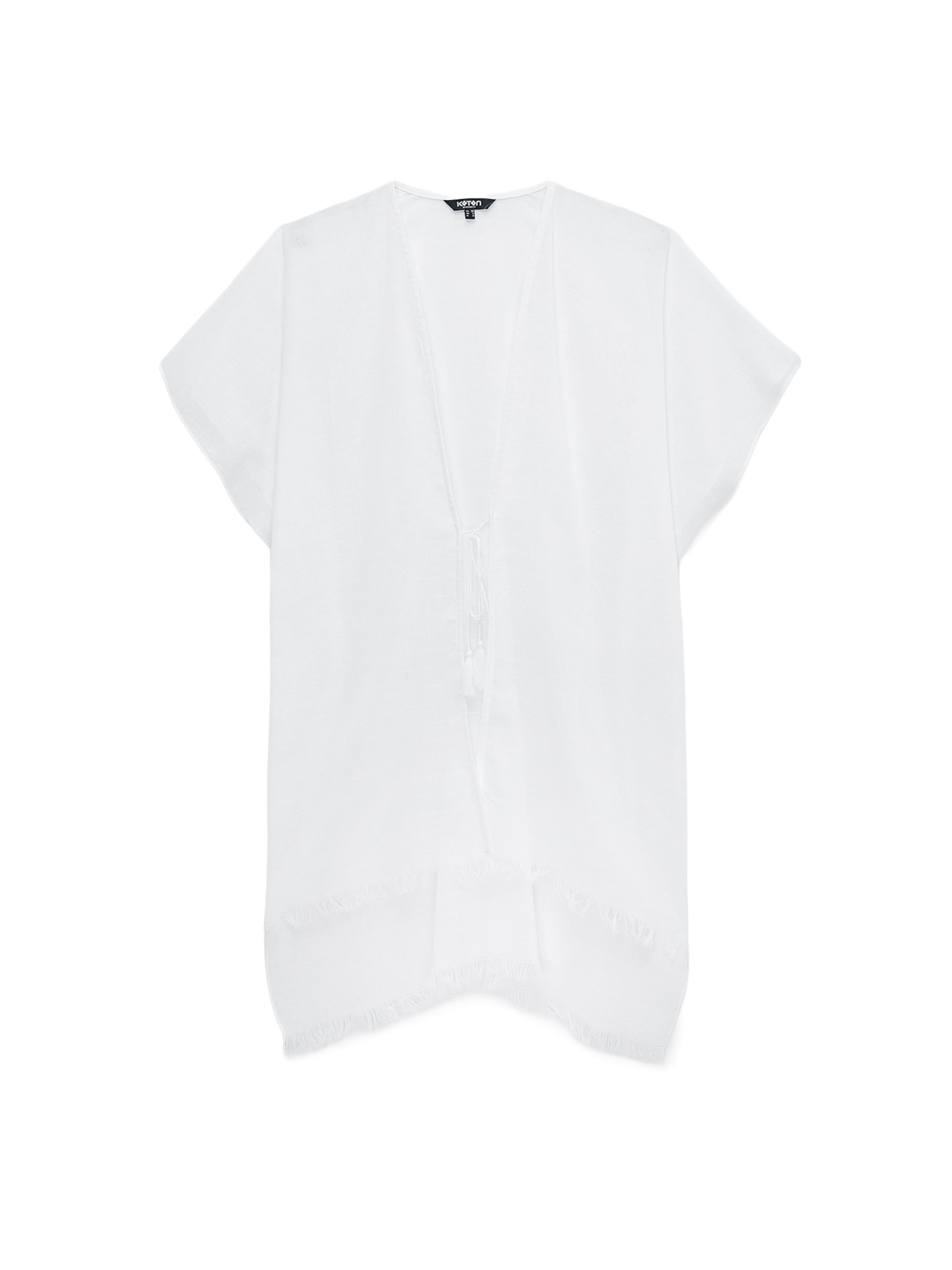 Koton Kimono in Wit: voorkant