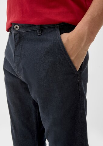 QS Tapered Jeans in Blauw
