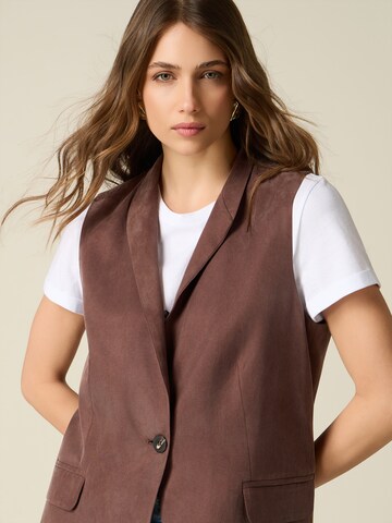 Gilet oltre en marron