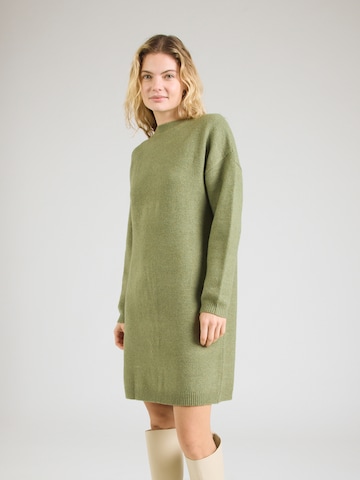 VILA Pletené šaty - Zelená: predná strana