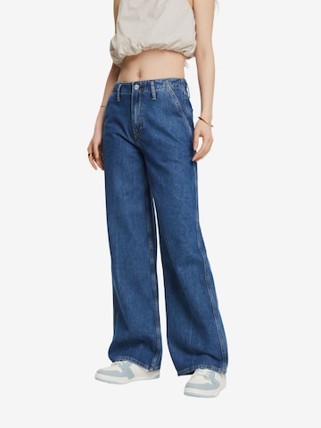 ESPRIT Wide leg Jeans in Blauw