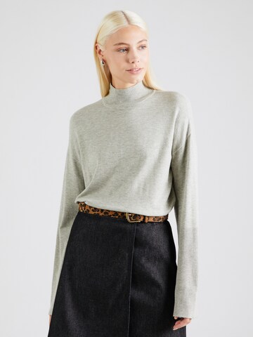 VERO MODA Sweater 'VMHAPPINESS' in Grey: front