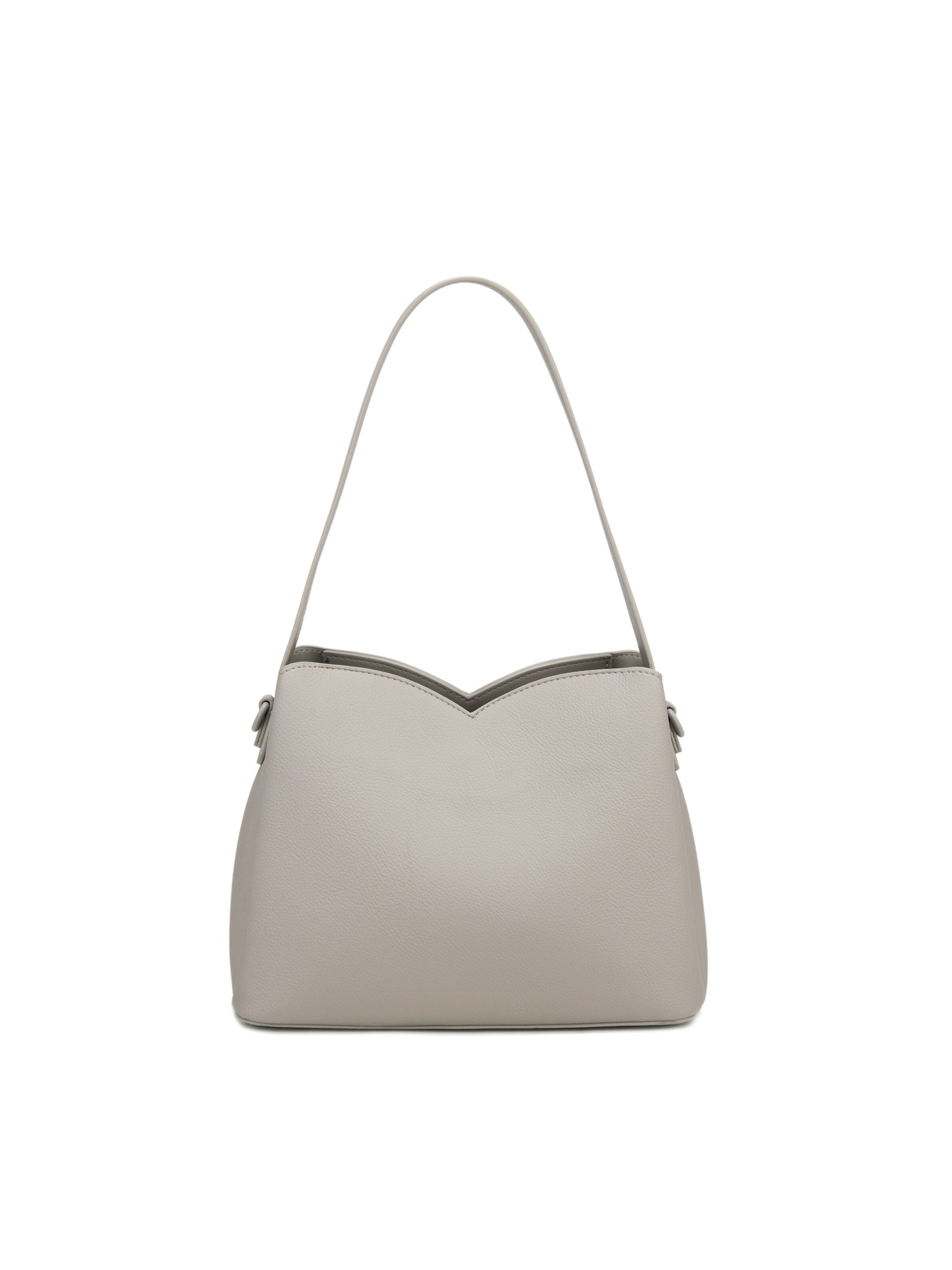 Borsa a spalla 'Borsa a Spalla David Jones Design Curvilineo Ecopelle' di David Jones in grigio