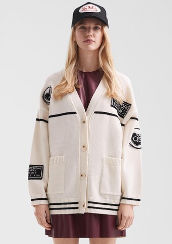 Cardigan QS en beige : devant