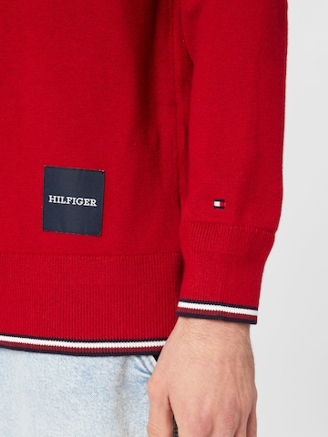 TOMMY HILFIGER Pullover in Rot