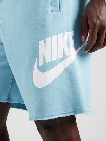 Nike Sportswear Loosefit Housut 'CLUB ALUMNI' värissä sininen