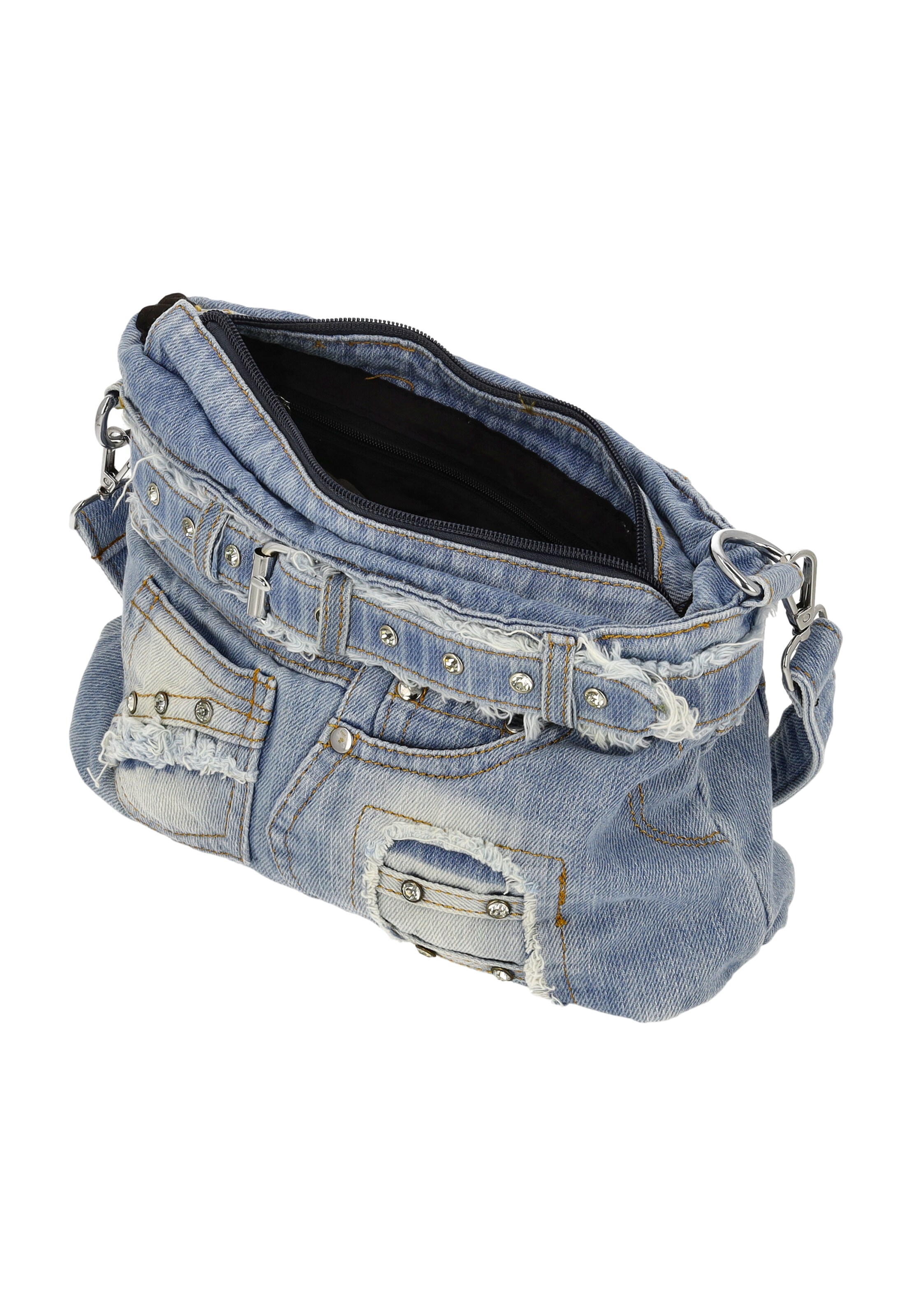 Sac bandoulière myMo ROCKS en bleu