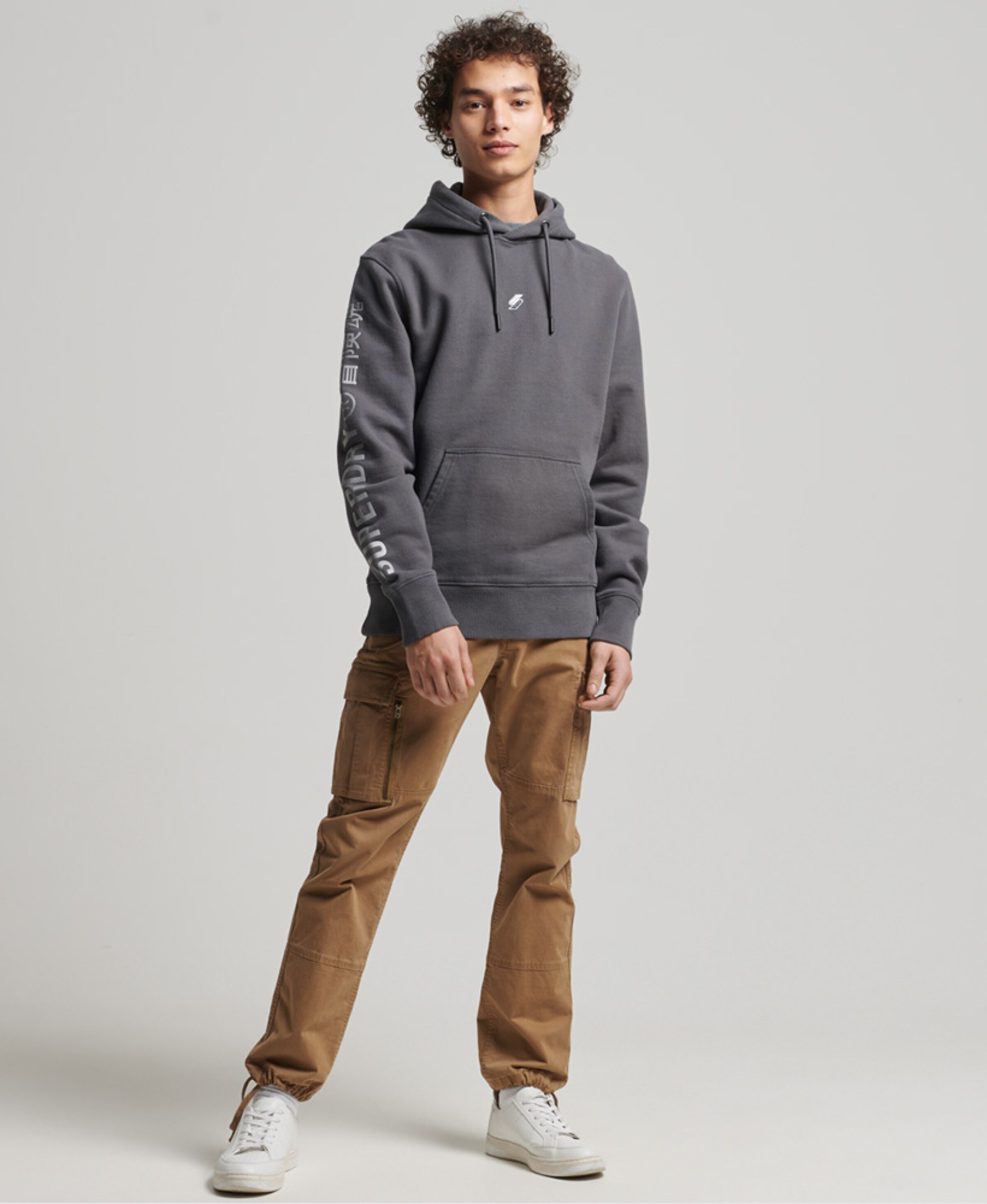 Frauen Superdry Top 100 Superdry Sweatshirt in Anthrazit - DE52615 Frauen Superdry Top 100 Superdry Sweatshirt in Anthrazit - DE52615