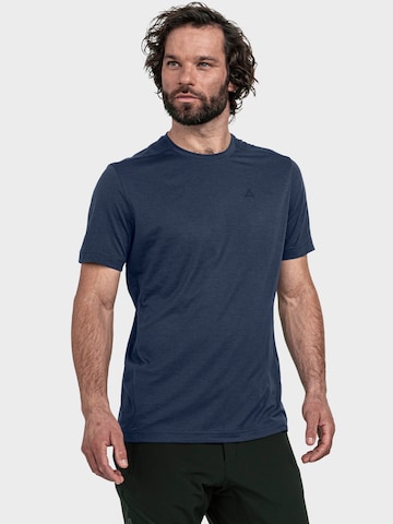T-Shirt fonctionnel 'Chipoma' Schöffel en bleu : devant