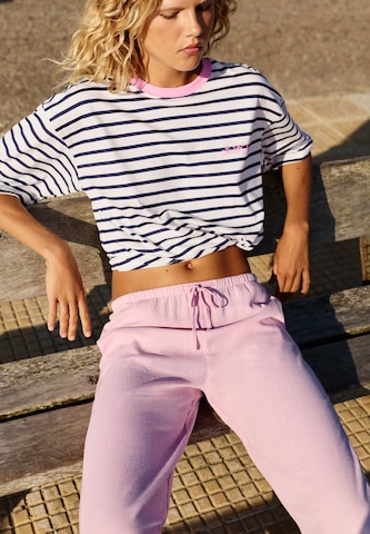 T-shirt Pull&Bear en bleu