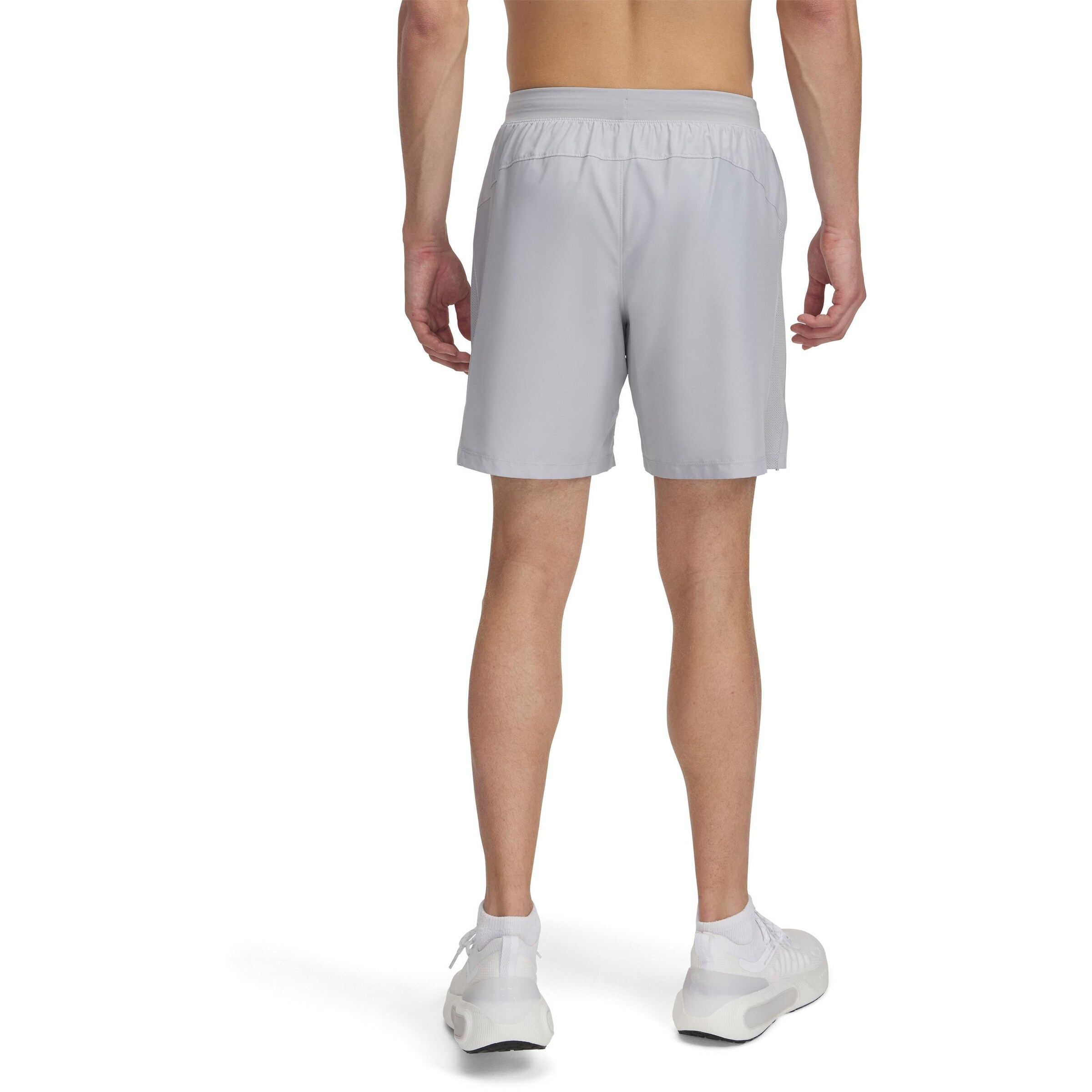 UNDER ARMOUR Regular Workout Pants 'Launch 7' in Grey