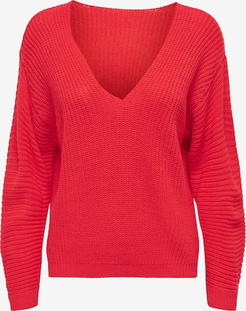 Pull-over 'Justy Maya' JDY en rouge : devant