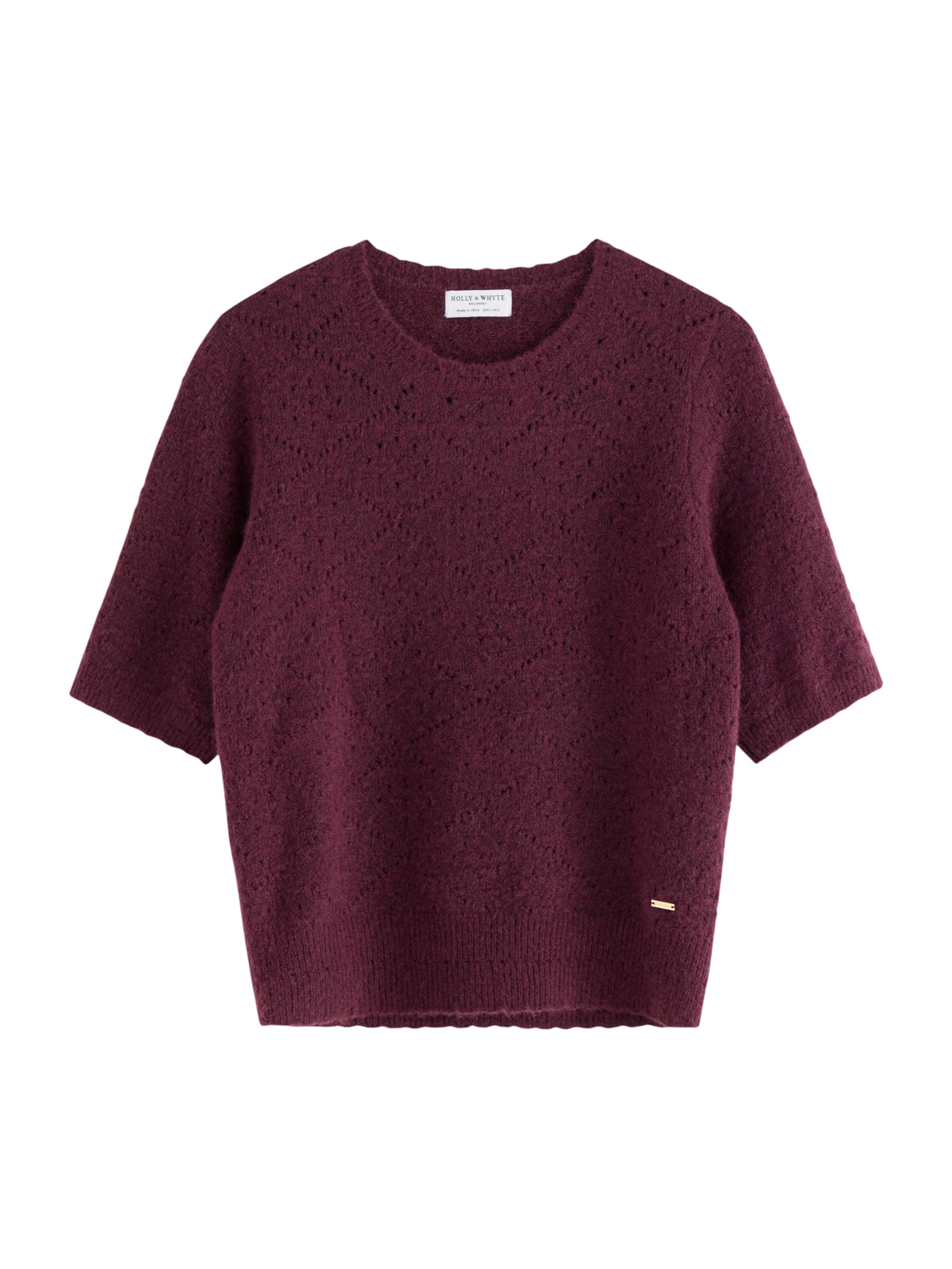 Lindex Sweater 'Edit' in Purple: front