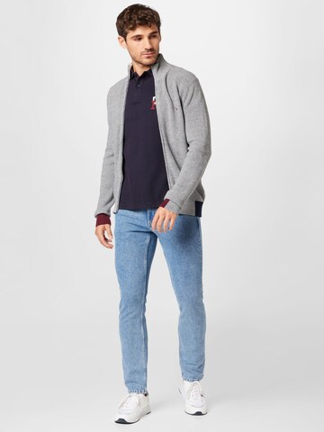 TOMMY HILFIGER - Casaco de malha em cinzento