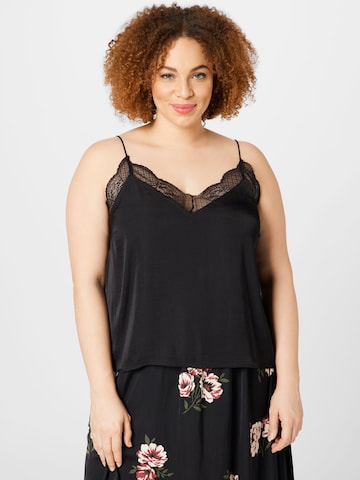 ABOUT YOU Curvy Top 'Mieke' in Black: front