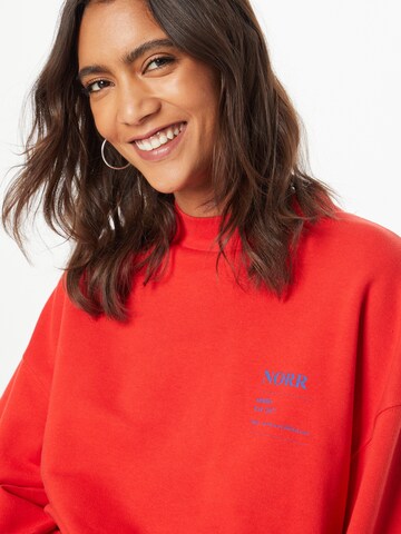 NORR Sweatshirt 'Daisy' in Rot