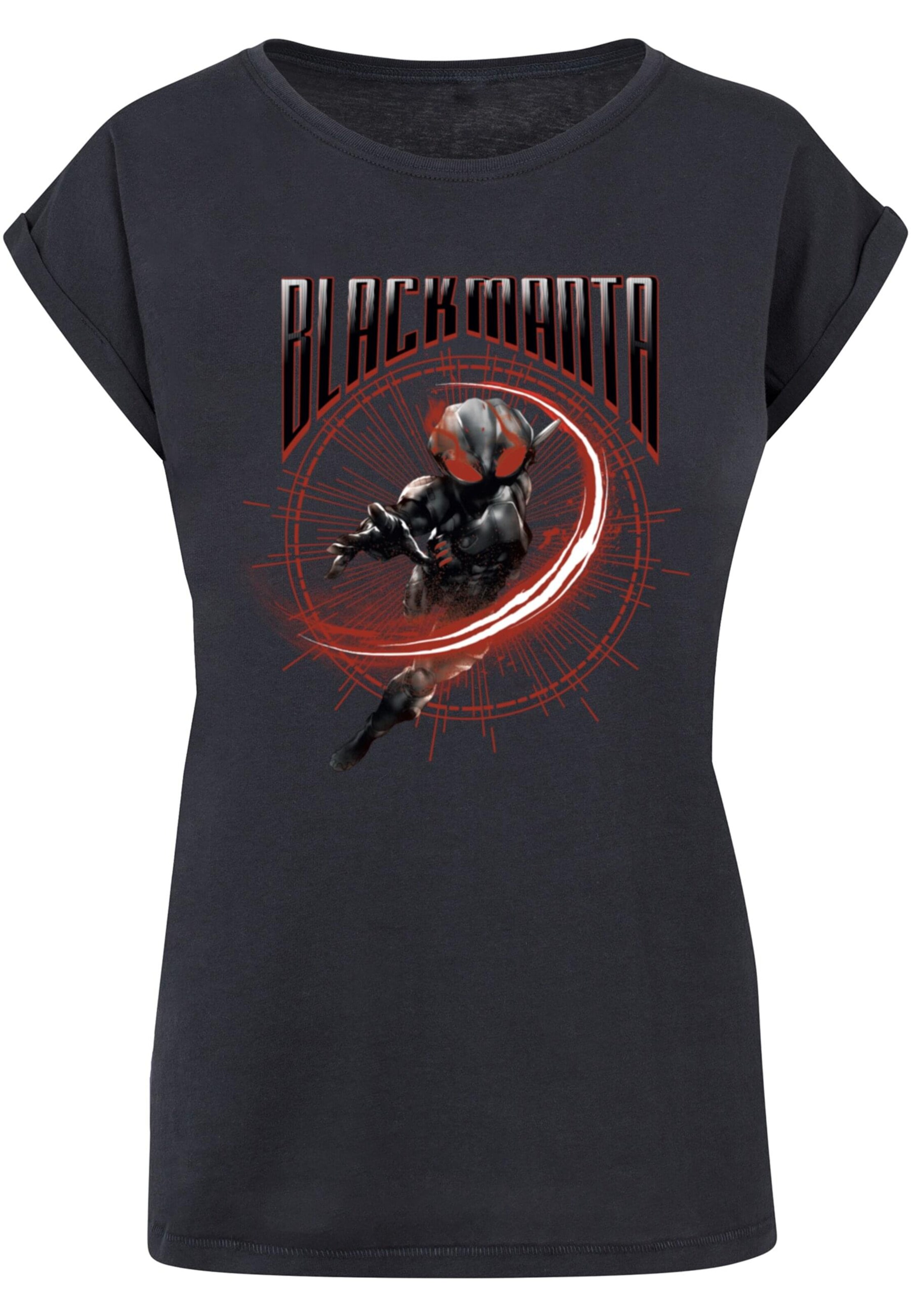 T-shirt 'Aquaman - Manta Circle' ABSOLUTE CULT en bleu : devant