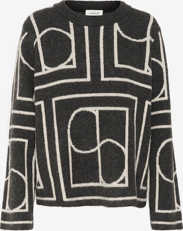 SOAKED IN LUXURY - Jersey 'Selta' en negro: frente