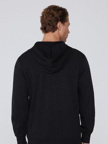 Tezenis Zip-Up Hoodie in Black