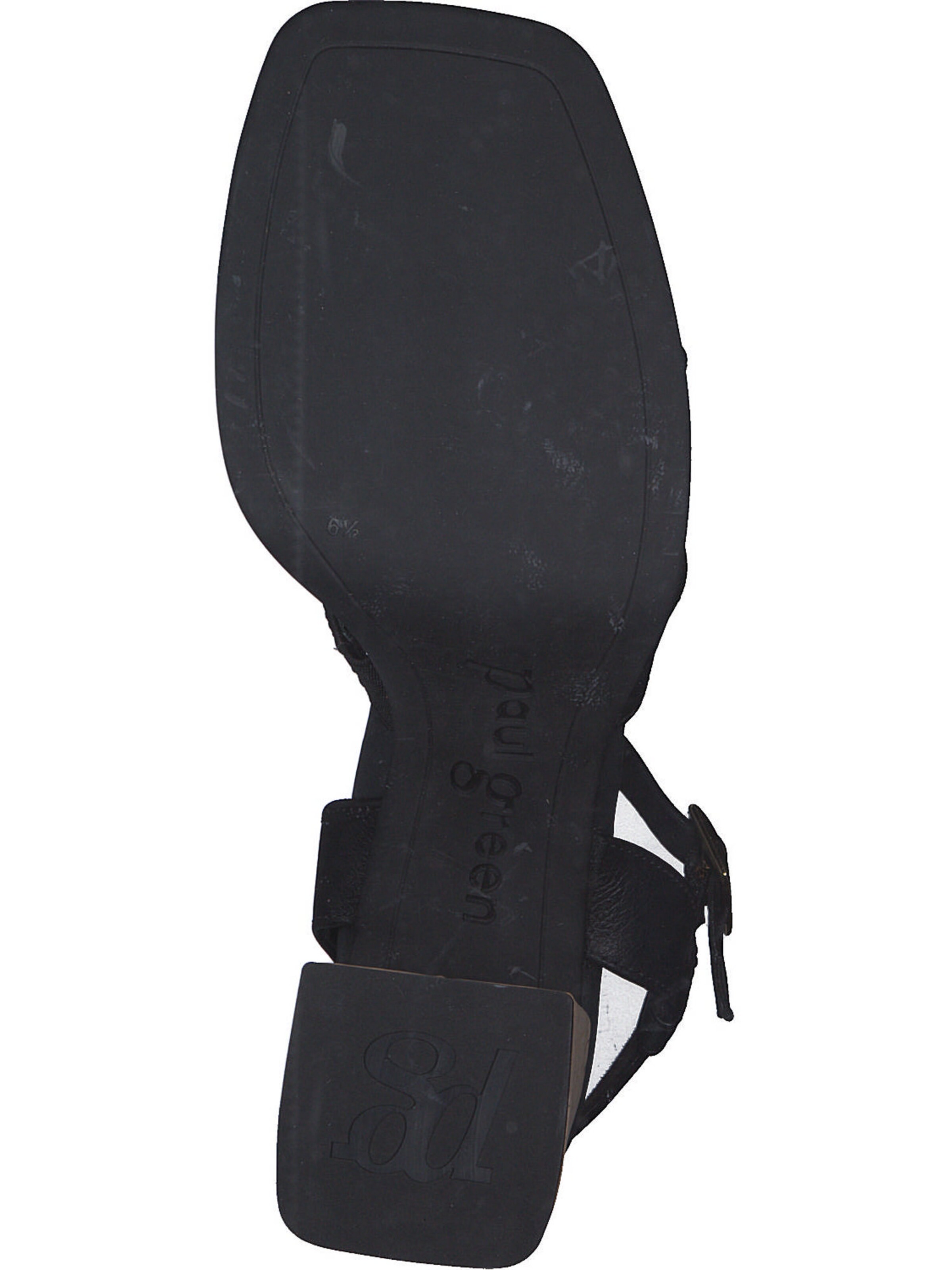 Paul Green Sandalen met riem in Zwart