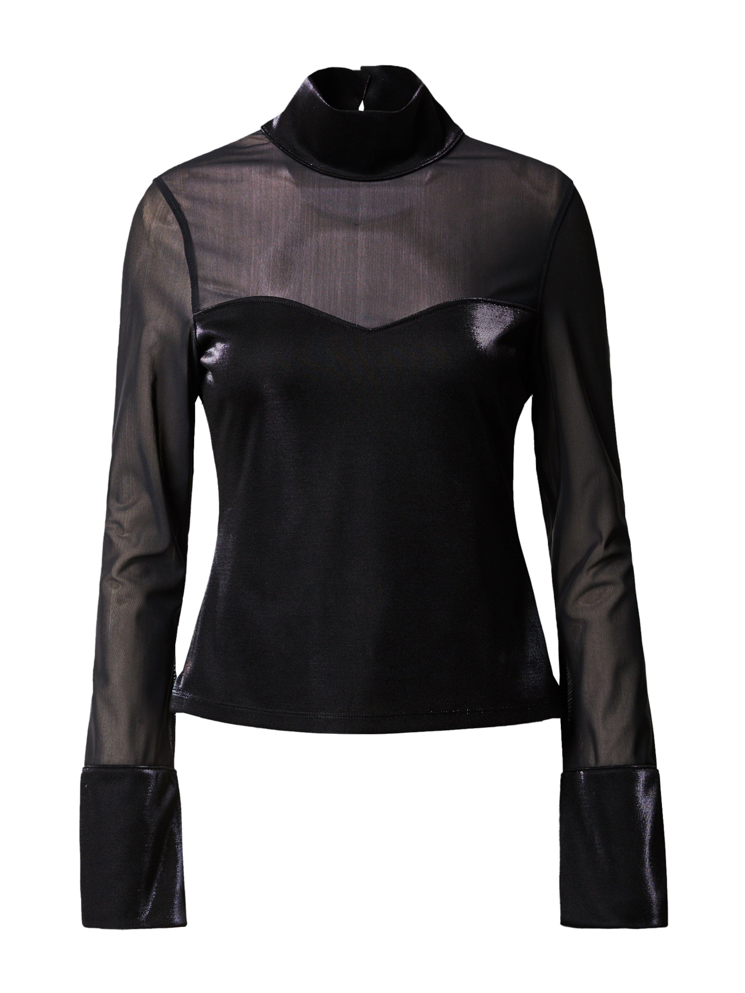 Katy Perry exclusive for ABOUT YOU Μπλουζάκι 'Eleni' σε μαύρο: μπροστά