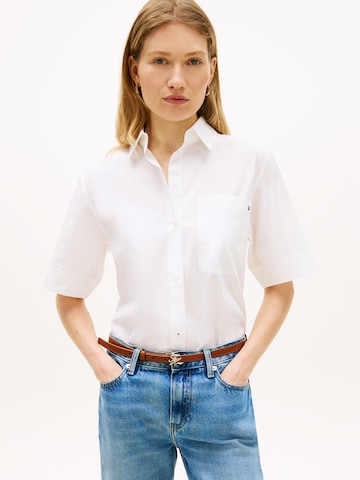 TOMMY HILFIGER Blouse 'ESS' in Wit: voorkant