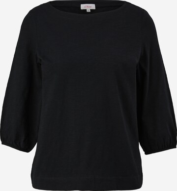 s.Oliver Shirt in Black: front