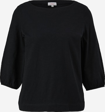 s.Oliver Shirt in Black: front