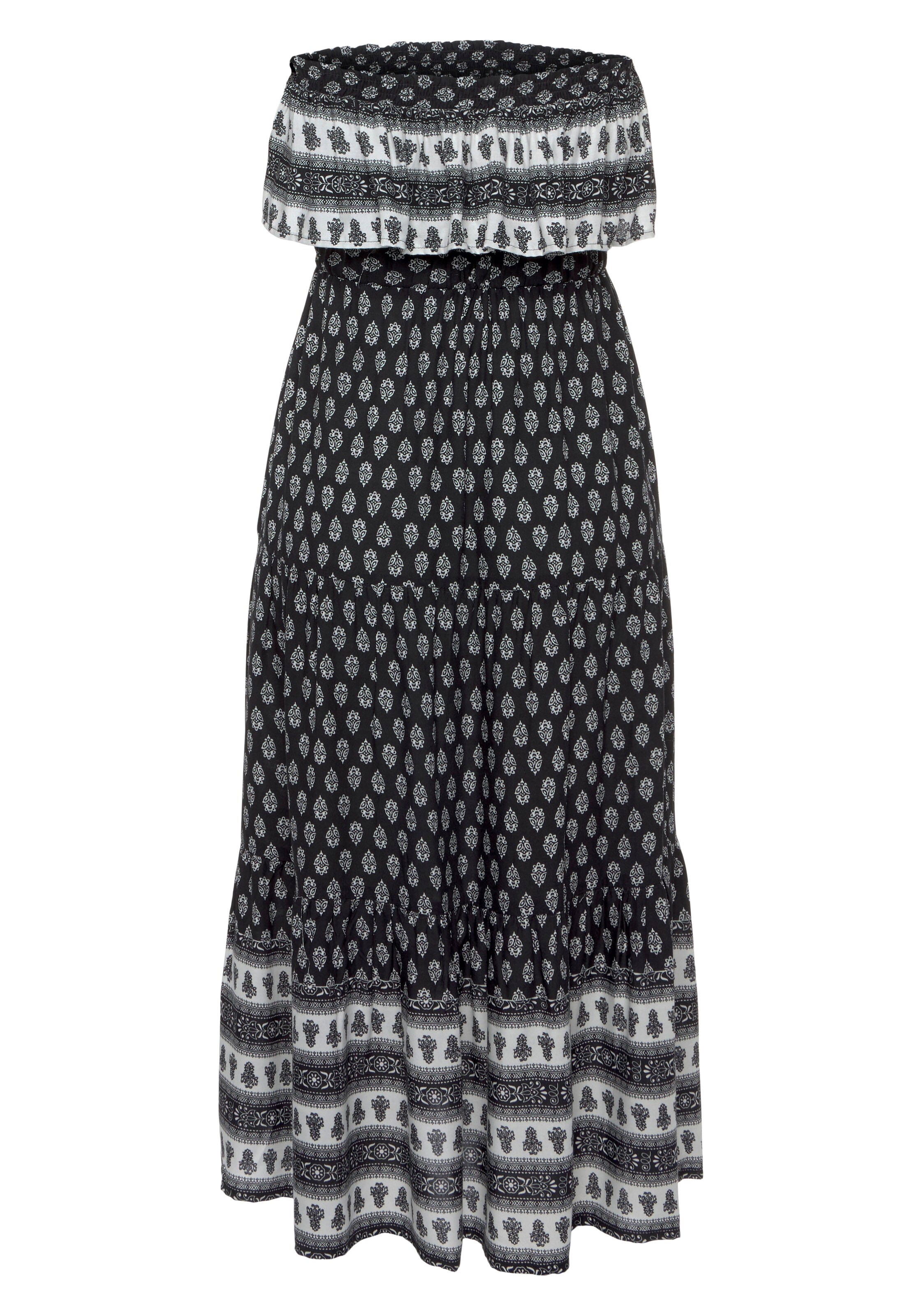 LASCANA Summer Dress in Black