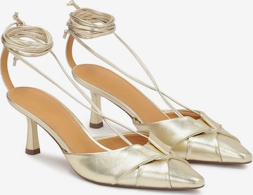 Kazar - Sapatos de salto em ouro