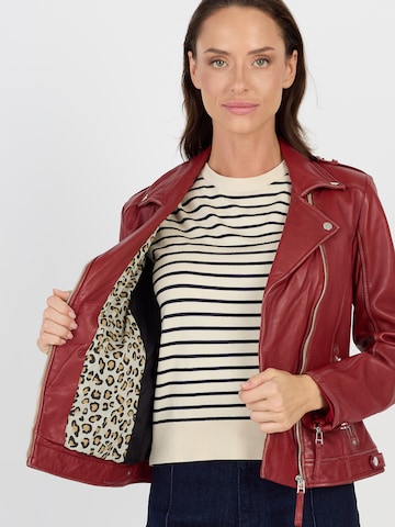 JCC Lederjacke in Rot