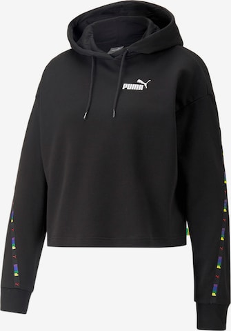 PUMA - Sweatshirt de desporto 'POWER' em preto: frente