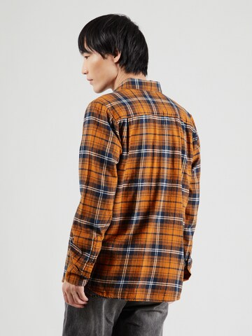 Volcom - Ajuste regular Camisa 'CADEN PLAID' en marrón