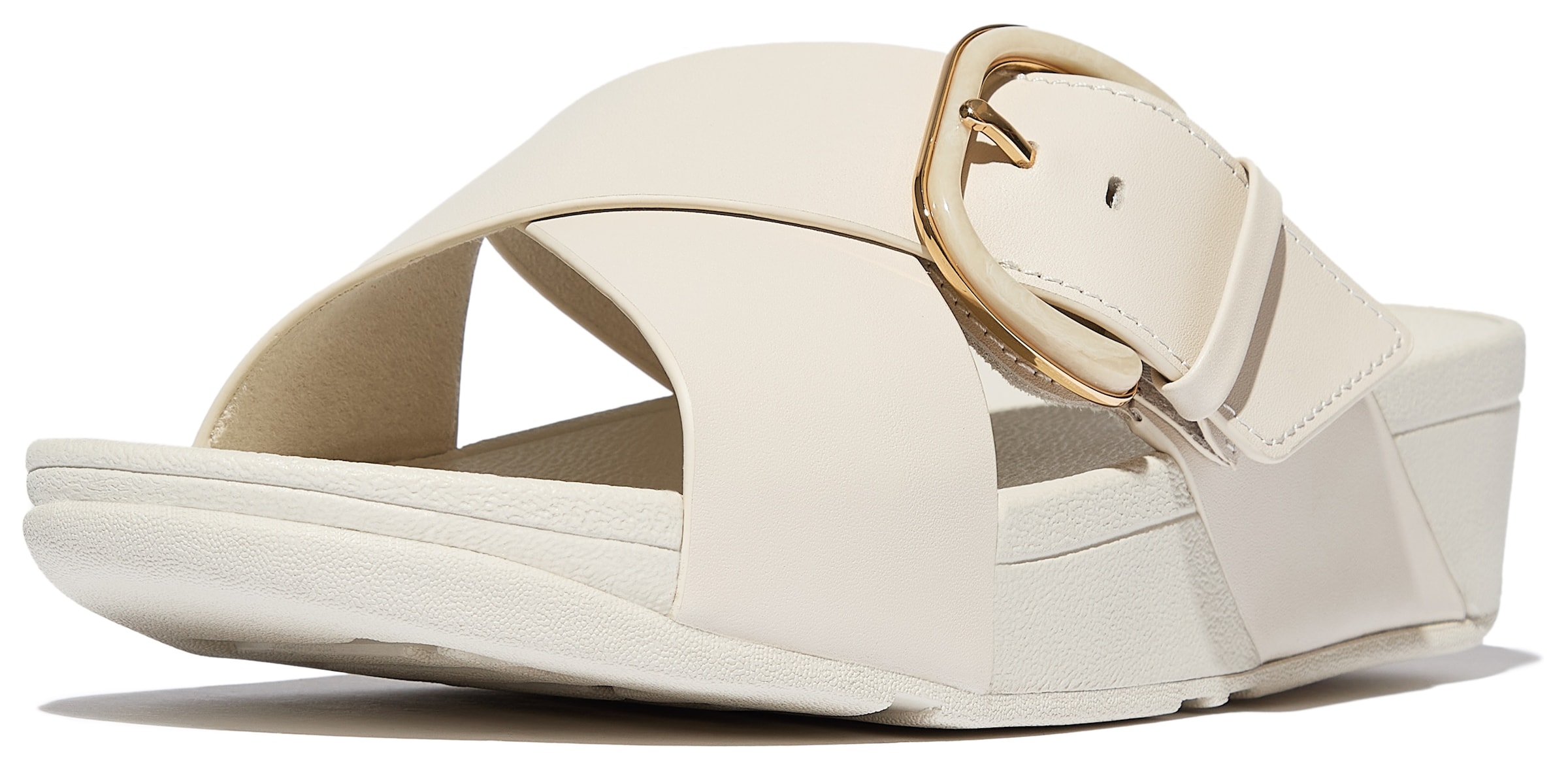 FitFlop Pantolette in Beige: Vorderseite