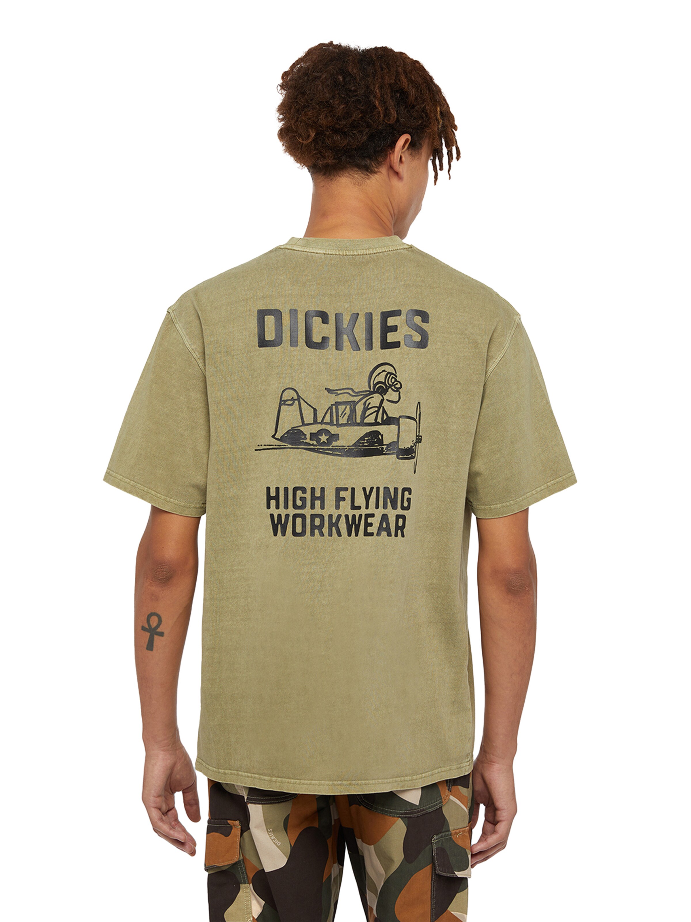 DICKIES Bluser & t-shirts 'HIGH FLYING WORKWEAR' i beige